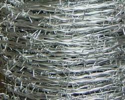 China Sharp Blade Galvanized Barbed Wire for sale