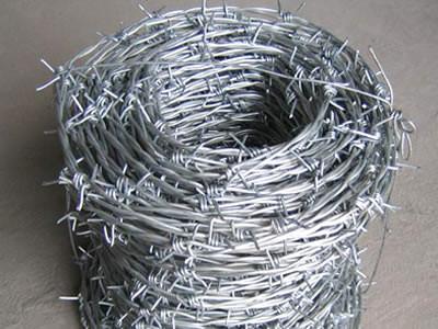 China PVC Coated / Hot Dipped Galvanized Barbed Wire For Airport Security Fence for sale