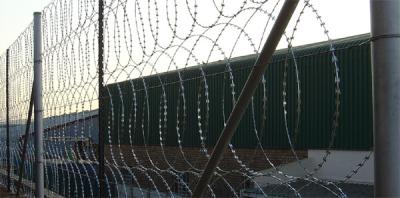 China High Tensile Security Razor Wire Fencing Sun Resistant For Railways / Highways for sale