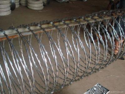 China Anti Solarization Concertina Razor Wire for sale