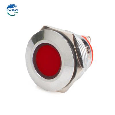 China Stainless Steel/chromium plated brass/Aluminum oxide LVBO best-selling Product led lights strip hood light with indicator 12V 19mm 22mm rear indicator light for bus for sale