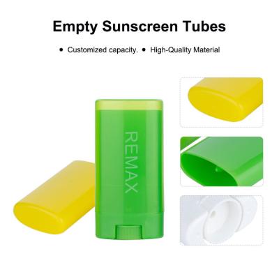 China 15g Oval-shaped and smooth sunscreen stick with odor-fighting properties for sale