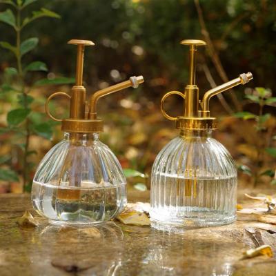 China 500 Ml Glass Sprayer Bottle Custom Multi Color Skirt Pressurized For Garden Watering for sale