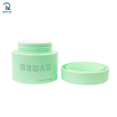 China Empty 50g 100g Rainbow-colored Screw Cap Cream Jar Fast Delivery Logo Customizable Made In China for sale