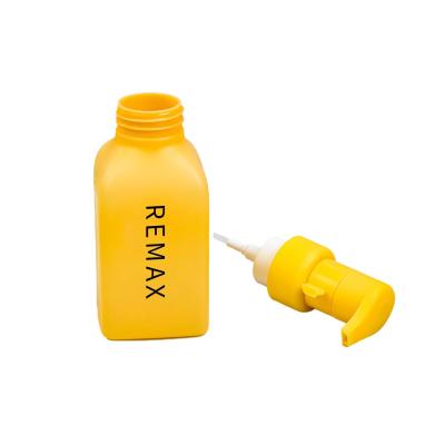 China 380ml Empty Square PET Color Customized Dense Leak-proof Foam Pump Bottle With Safety Lock Hot Sale Packaging for sale