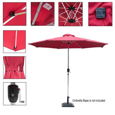 China Contemporary 10feet Offset Hanging Decorative Patio Umbrella Garden Sun Parasol Munufacturer for sale