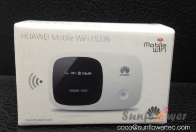 China Router inalámbrico portátil de WiFi del bolsillo de Huawei E5336 3G 21.6Mbps del router 3G de HSPA+ en venta