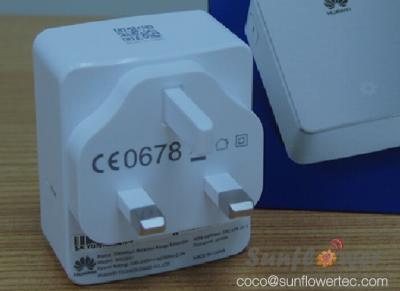 China Huawei WS331C long range wireless repeater Wifi Booster Power Adaptor Easy WPS Pairing for sale