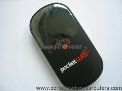 China Pocket Portable 3G Wireless Router ,  Mobile Wifi hotspot Built-in 802.11b / g WLAN Huawei E585 for sale