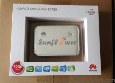 China Huawei E5730 3G Wifi Router 42M Portable 3G Wireless Router Power Bank for sale