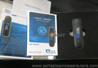 중국 화웨이 e1750C 3G USB 전산 통신기 Mobily 로고 HSDPA 7.2Mbps & HSUPA 5.76Mbps 판매용