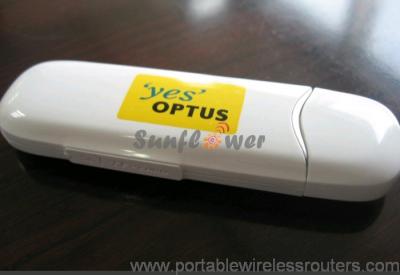 Cina Di Huawei e1762 3G USB del modem logo di Optus sì con il porto dell'antenna esterna in vendita