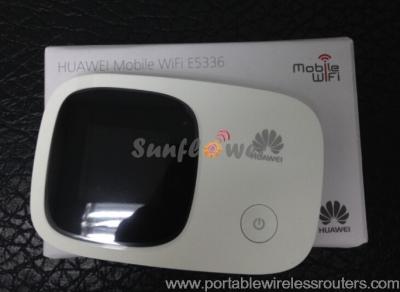 China Huawei E5336 Portable Mifi Router with DC-HSPA+ Data service 21Mbps and LCD screen for sale