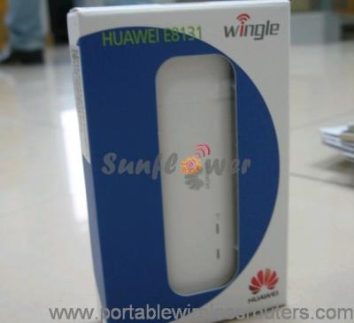 China Huawei E8131 3G Wingle 21Mbps USB Wireless Modem Support up to 10 Wi-Fi devices for sale