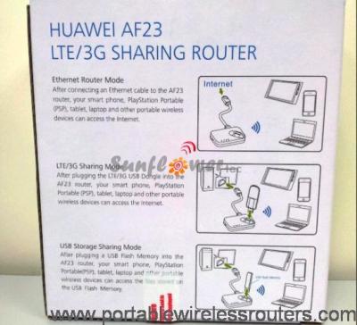 Κίνα Huawei AF23 LTE/3G μοιραμένος το δρομολογητή 4 1 150M το 802.1.1 b/g/n προς πώληση