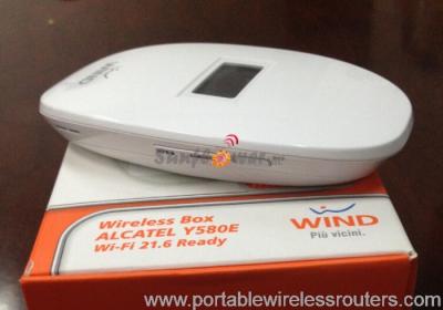 China Alcatel One Touch Y580 Portable 3G Wireless Router 21Mbps Micro SD Card for sale