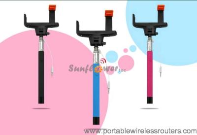 China El cable de Monopod de los accesorios del teléfono móvil toma el palillo de poste Selfie, palillo de Monopod Selfie en venta