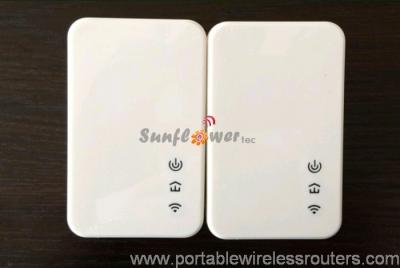 China Intelligent mini Home plug and play wifi range extender , fast Powerline adapters for sale