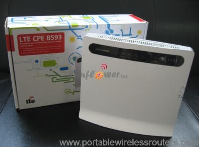 China Entrada FDD TDD do CPE do router LTE do ponto quente de Huawei B593 4G com porto de RJ11 RJ45 à venda