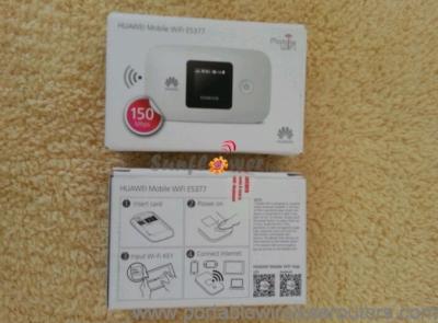 중국 Huawei E5377 이동할 수 있는 Wifi 150Mbps 4G 핫스팟 대패 FDD 가득 차있는 악대 4G LTE 대패 판매용