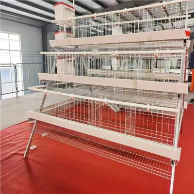 China Farms Design Modern Poultry Farm House Automatic Galvanized Battery Chicken Cages For Sale for sale