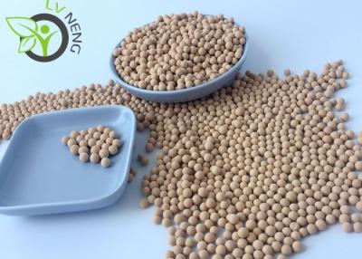 China Beige Spheric 4a Molecular Sieve Desiccant For Drying Natural Gas Chemical for sale