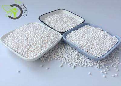 China Wide Size Activated Alumina Balls For Hydrogen Peroxide Higher Crushing Strength for sale