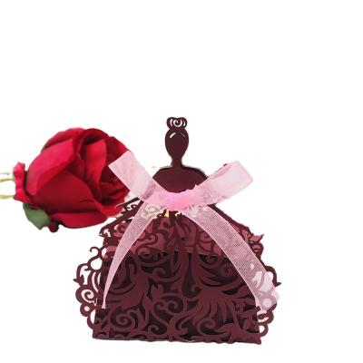 China Handmade Wedding Favors Gift Baby Showers Party Cone Candy Packaging Box for sale