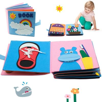 China Decorative Mini Felt Photo Album Cloth Felt Sheets Self Adhesive Photo Album for sale