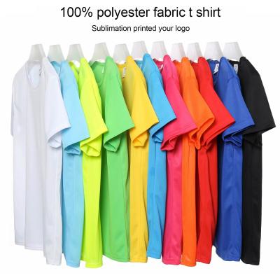 China 100% Polyester Sublimation Marathon Custom Anti-Shrink Mesh T-shirt Quick Dry T-shirt for sale