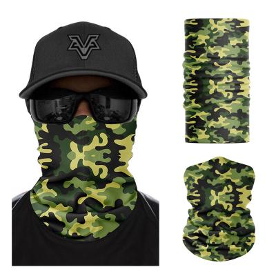 China Skin Friendly Wholesale Seamless Tube Bandanas Universal Camouflage Headwear for sale