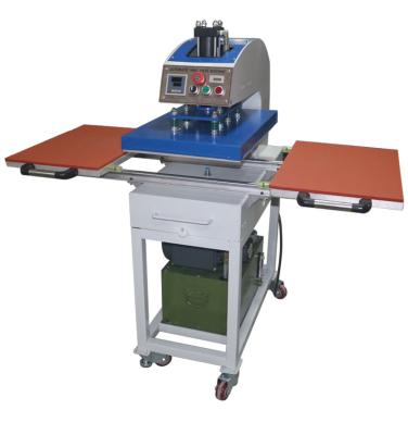 China Garment Shops CE Approved Two Oil Stations Large Format Textile Sublimation Hydraulic Heat Press for sale