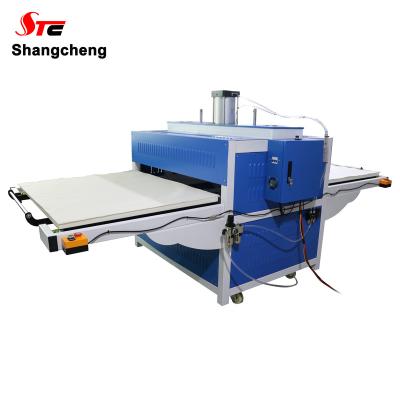 China Garment Shops Automatic Pneumatic Air Double Stations Sublimation Transfer Large Format Industry Quality Heat Press Machine for sale