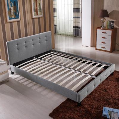 China China Manufacturer Wholesale Leather Tufted Bed / Fabric King Bed Luxury Hotel Bedroom for sale