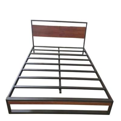 China Platform Metal Queen Bed Frame Style Wood Panel for sale