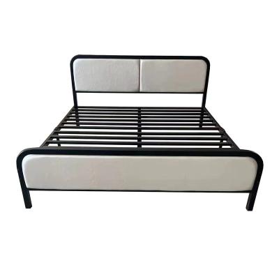 China (size) the new design iron adjustable bed seen with upholstery headboard factory price good quality for sale