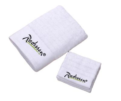 China China Good Quality Cheap Soft 100% Cotton Hotel Bath Towel Absorbent Warm Hand Towel With Embroidery Customized Logo for sale