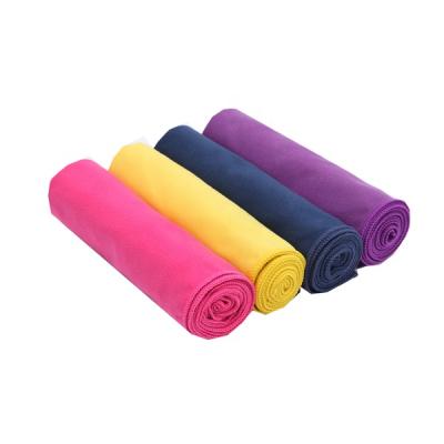 China China Factory QUICK DRY Microfiber Suede Super Absorbent Sports Towel With Elastic Band for sale