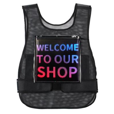 China Creative Mini Programmable Led Screen SDK 2 Inch Display Vest for sale