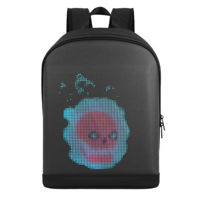 China 2021 new technology anti-theft backpack with led lights for sale