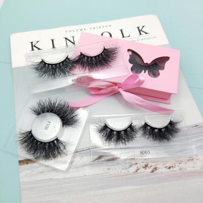 China Wholesale Custom Wholesale Thick Lash Box 3d 25mm Mink Eyelashes Handmade Real Mink Lashes3d for sale