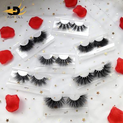 China Wholesale Thick 3d 5d mink private label cheap luxury mink lashes 25mm super fluffy mink eyelashes for sale