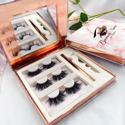 China Lash Box Full Strip Mink Custom Made Wholesale Thick Lashes Mink Eyelashes Vendors Dramatic 3d 25mm Mink Eyelash for sale