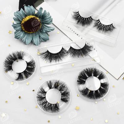 China Natural Looking Super Soft Wholesale Mink Lashes 5D Mink Eyelashes Vendor 25mm Mink Eyelash for sale