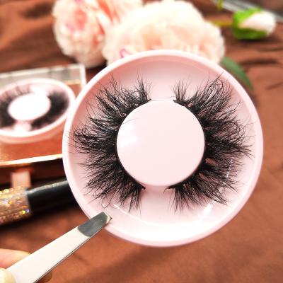 China Thick Real Custom Private Label Diamond Lash Box Wholesale Mink Fur 3d Mink Eyelashes Vendor Eyelashes for sale