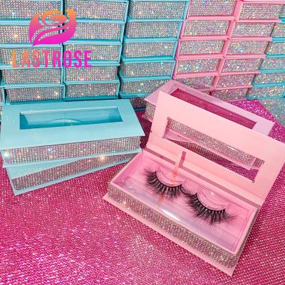 China To drop box lash box 25mm empty box lash box lash box 25mm paper luxury hot luxury custom logo for sale