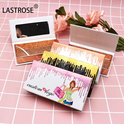 China Custom 3D Mink Eyelashes Vendor Natural Mink Eyelash Thick Packaging Box Eyelash Packaging Box for sale