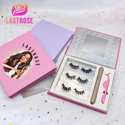 China 0.07MM Lashes Cases To Customize Your Own Eyelash Box Eyelash Case With Customized Empty Wick Book Wick Boxes for sale