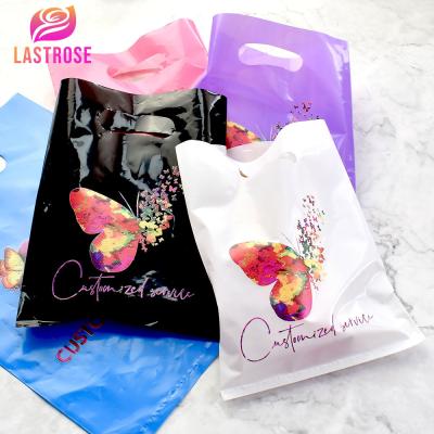 China Customized Logo Eyelash Hand Carry Bags Customized Delicate Vacuum Bags Rose Plastic Hang Bags Latest Hand Carry Packaging for sale