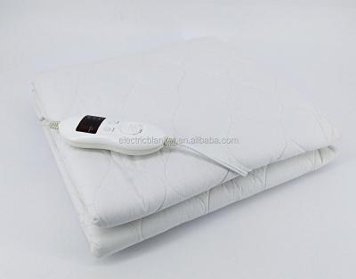 China Bedroom China Factory Electric Heating Blanket Portable Safe Heated Blanket for sale